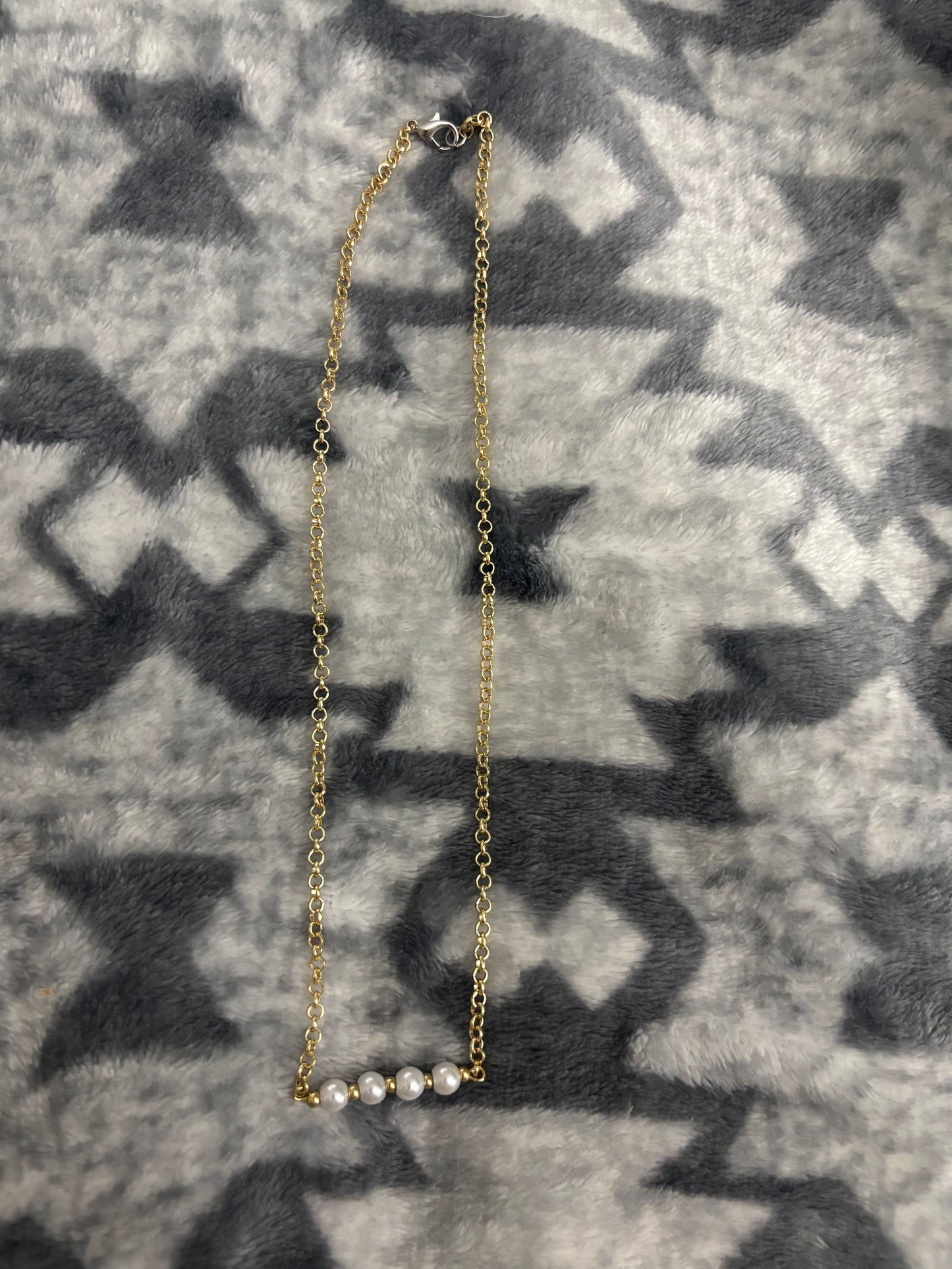 Gold & Pearl Necklace